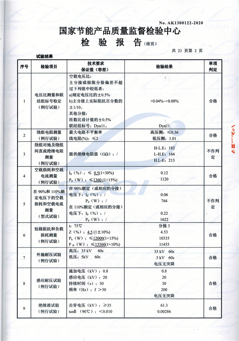 高低压试验报告-S11-1250兴国兴国兴国油浸式变压器-2.jpg